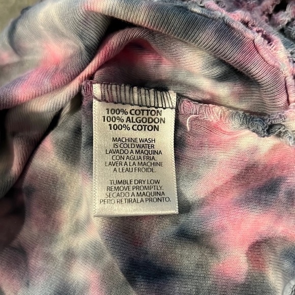 GLIMA  made in USA TOP WITH CROCHET EDGES AT BOTTOM 3/4 sleeves - Picture 11 of 12